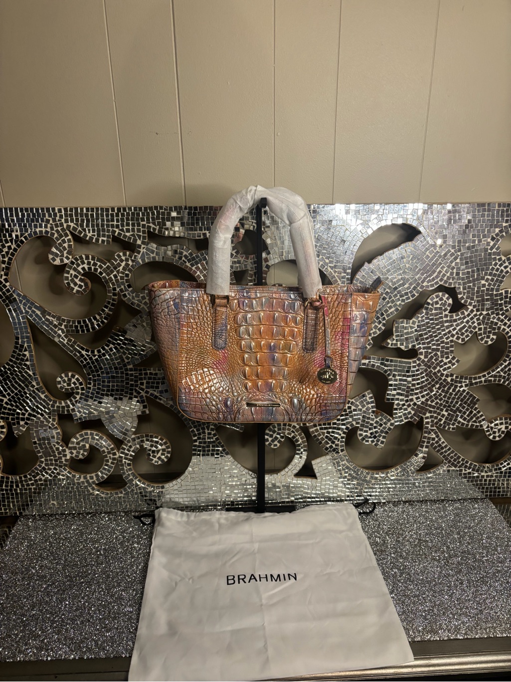 Brahmin Small Ashlee Courage Melbourne Leather Handbag